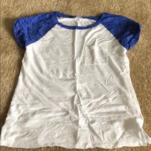 Blue Capsleeve T-Shirt
